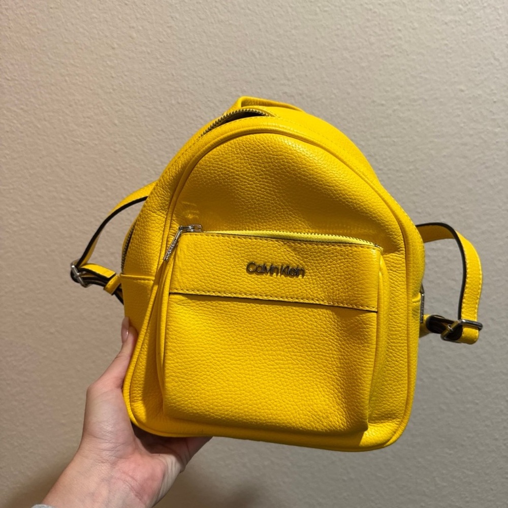 Calvin Klein Vibrant Yellow Backpack